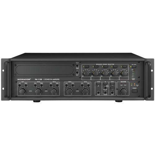 Amplificateur mixeur public adress Monacor 5 zones - PA-1120 thumbnail image 1