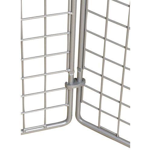 Illustration de : Grille d'exposition maille sans piètement Praxi