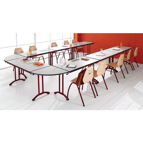Table pliante Lyra chants surmoulés - Manutan Expert thumbnail image 1