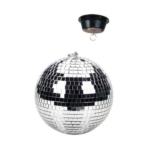 Illustration de : Boule à facettes 30 cm avec moteur Beamz