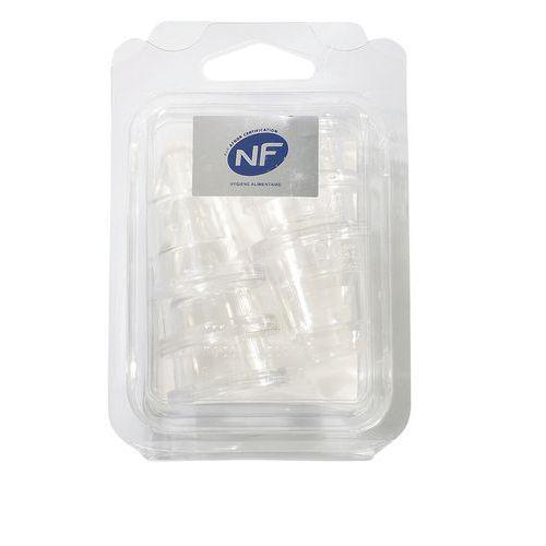 Douilles polycarbonate unies en boite de 6 thumbnail image 1