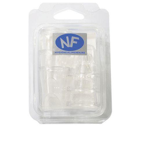 Illustration de : Douilles polycarbonate pâtissière en boite de 6 Matfer