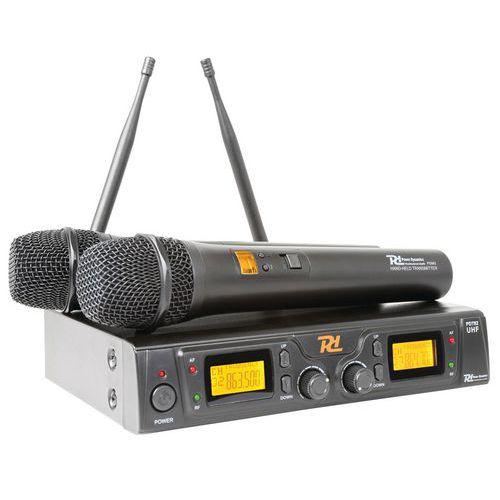 Système sans Fil UHF avec microphones 2x8 canaux - PD782 fullname image