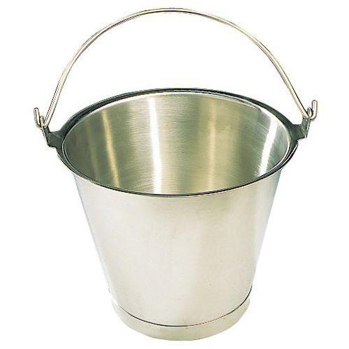 Seau gradué sur socle inox 12 litres thumbnail image 1