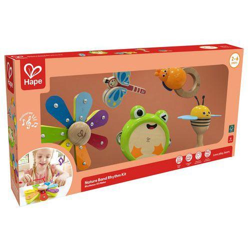 Illustration de : Lot 5 percussions - Hape