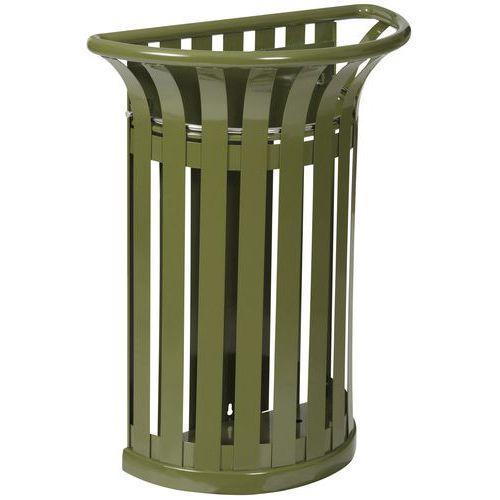 Poubelle murale Tulipe - 35l - vert 6003 thumbnail image 1