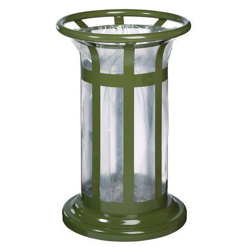 Poubelle vigipirate à poser/fixer Tulipe - 60l - vert olive 6003 thumbnail image 1