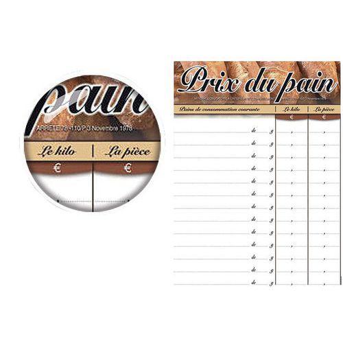Pancarte prix du pain thumbnail image 1