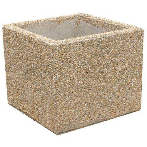 Illustration de : Jardinière béton carré - Manutan Expert