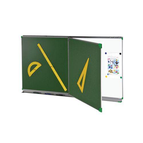 Illustration de : Tableau diptyque cadre aluminium anodisé Ulmann