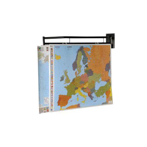 Illustration de : Porte-cartes orientable - Ulmann