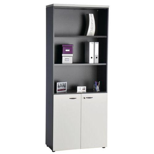 Illustration de : Bibliothèque portes battantes Quadrifoglio