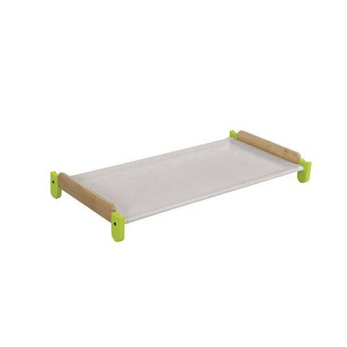 Couchette empilable Lili en toile piètement coloris vert thumbnail image 1