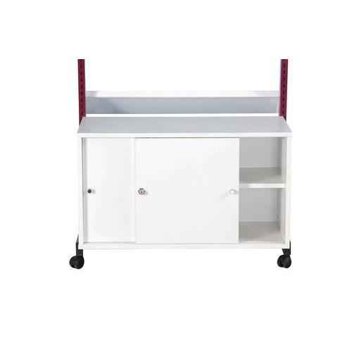 Illustration de : Tablette grande profondeur pour rayonnage Zédia