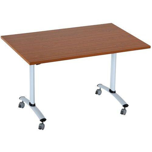 Table rectangulaire plateau mélaminé pivotant Axe - Manutan Expert thumbnail image 1