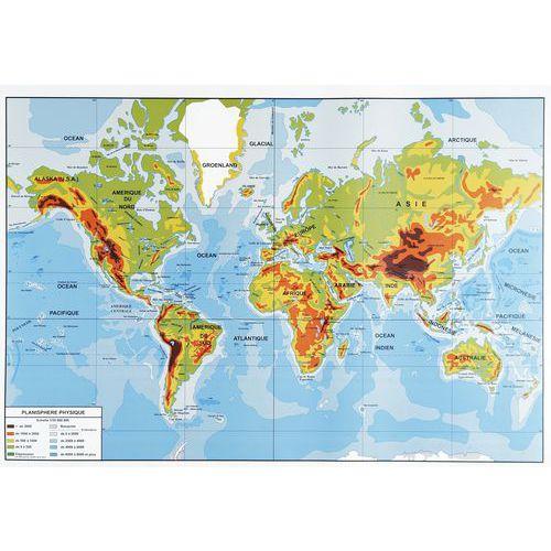 Carte du monde murale double face thumbnail image 1