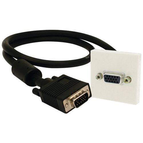 Plastron VGA pour encastrement de prise Erard D3C thumbnail image 1