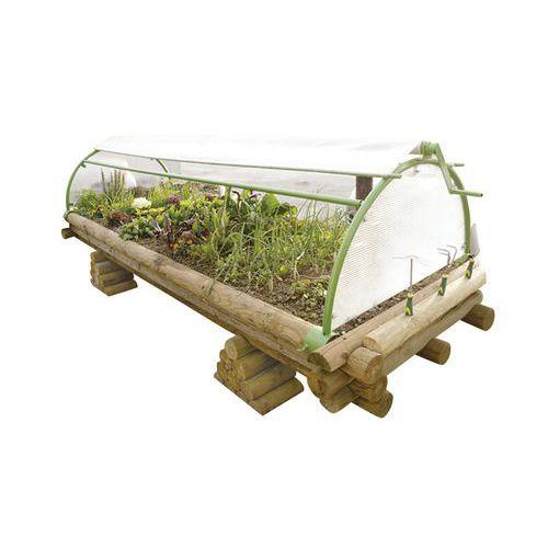 Jardinière Jardinou surélevée long. 4 m avec porte-outils thumbnail image 1