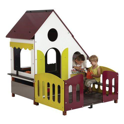 Illustration de : Chalet modèle avec terrasse Wiki Cat