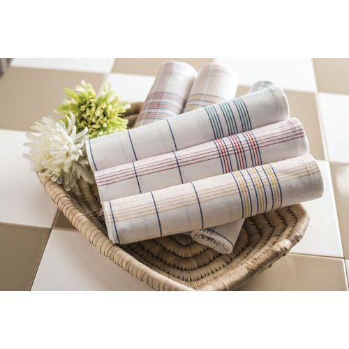 Illustration de : Lot de 6 Essuie verre 50 x 70 cm coloris assortis Granjard