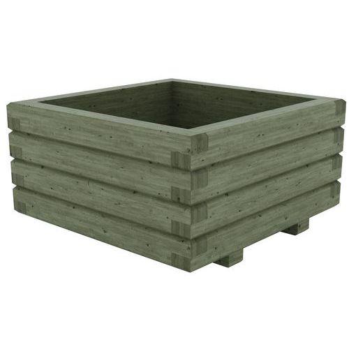 Illustration de : Jardinière Concarneau carrée Mobextan