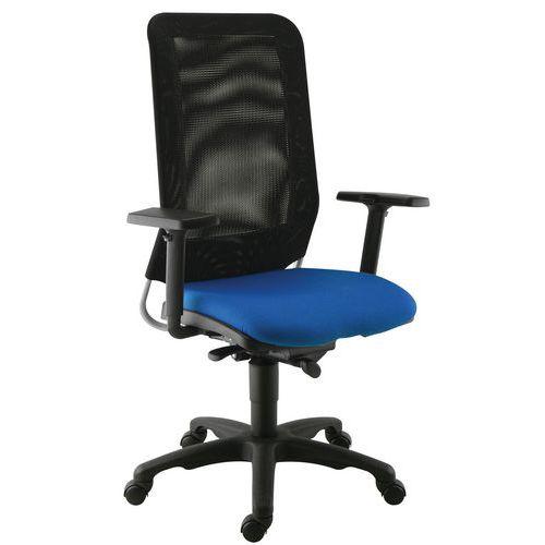 Illustration de : Fauteuil de bureau piètement noir Diaz Sokoa