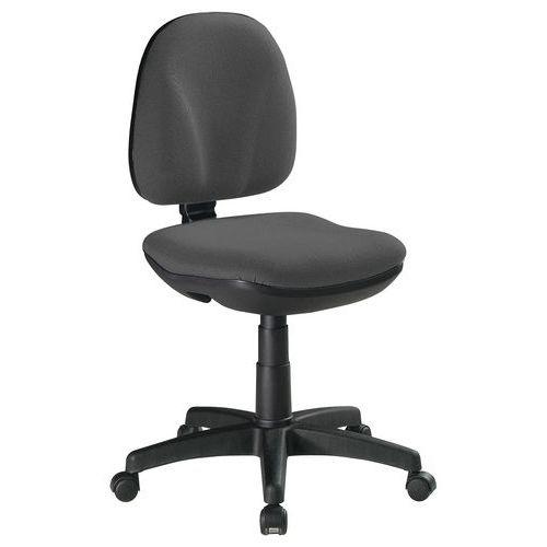 Chaise de bureau Aurore contact permanent coloris gris thumbnail image 1