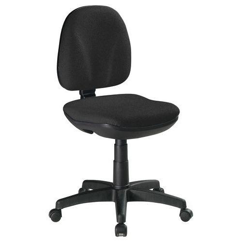 Chaise de bureau Aurore contact permanent coloris noir thumbnail image 1