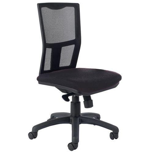 Chaise de bureau Ritz réglage lombaire assise tissu coloris noir thumbnail image 1