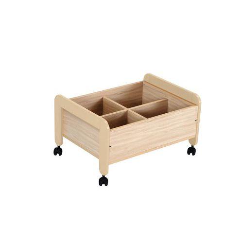 Illustration de : Bac à albums bas Lili