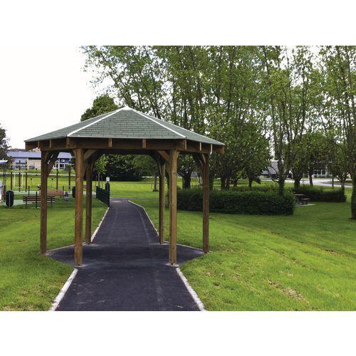 Illustration de : Kiosque hexagonal Boisdexter