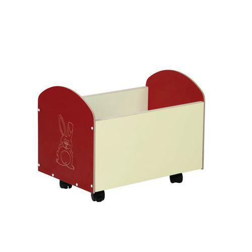 Illustration de : Bac à roulettes Zébulon décor lapin