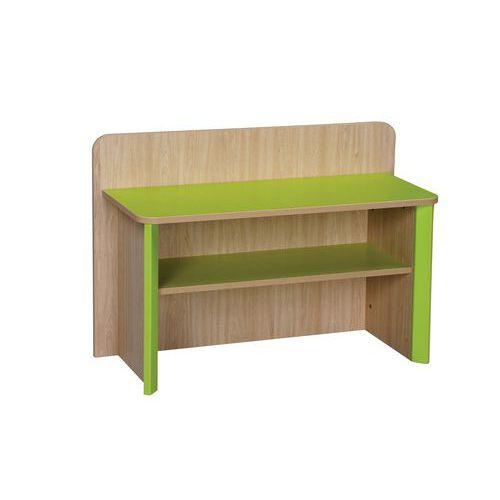 Surmeuble pour buffet Lili 2 étagères montants coloris vert thumbnail image 1