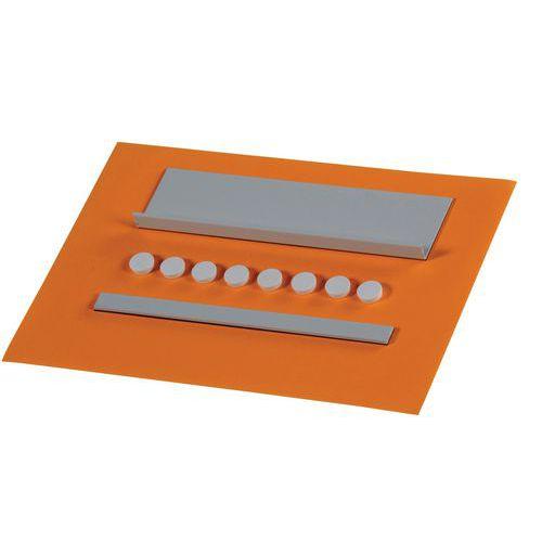 Illustration de : Jeu d'accessoires magnétiques blancs Ales