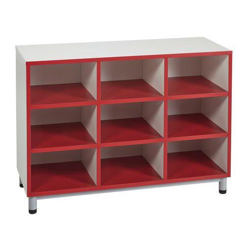 Illustration de : Meuble Zoé 9 cases - Manutan Expert