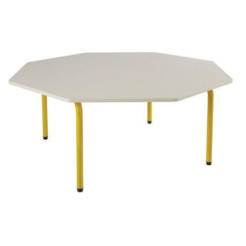 Table Elodie II octogonale, 4 pieds tube thumbnail image 1