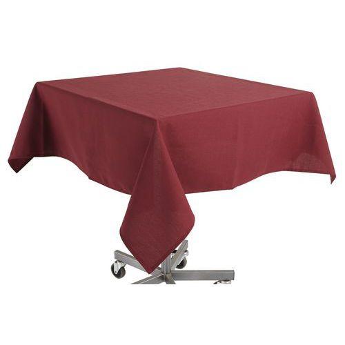 Lot de 2 nappes polyester 130x175 cm bordeaux Syana thumbnail image 1