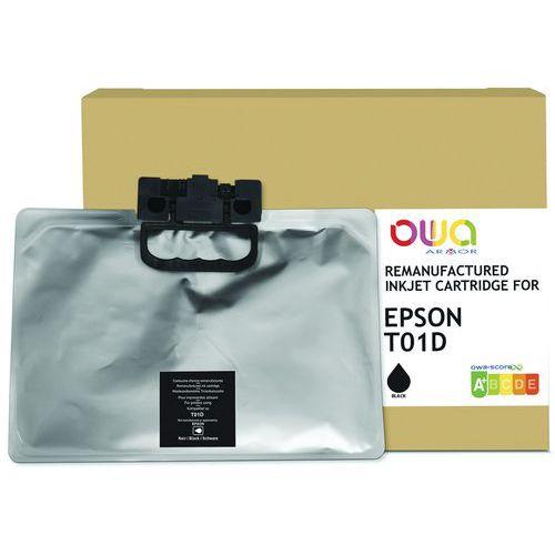 Illustration de : Cartouche d'encre remanufacturée Epson C13T01D - OWA