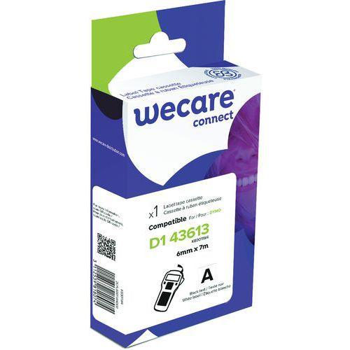 Cassette de ruban pour étiqueteuse Dymo D1 - Largeur 6 mm - Wecare thumbnail image 1