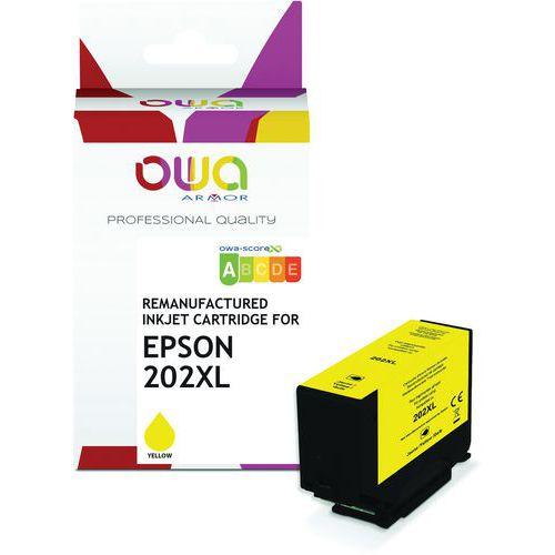 Cartouche d'encre remanufacturée Epson 202 STD-XL - Jaune thumbnail image 1