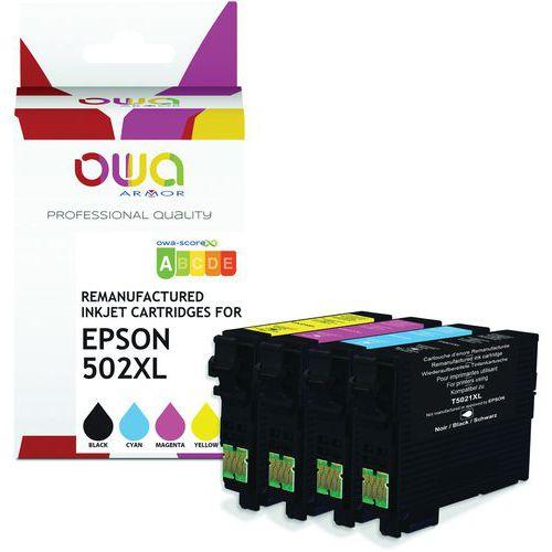 Cartouche d'encre remanufacturée Epson 502XL - 4 couleurs thumbnail image 1