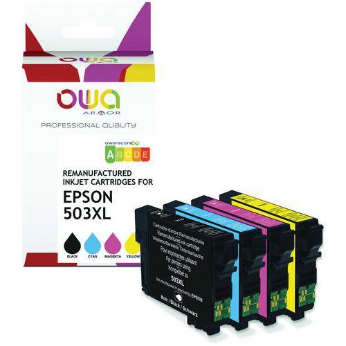 Cartouche d'encre remanufacturée Epson 503XL - 4 couleurs thumbnail image 1
