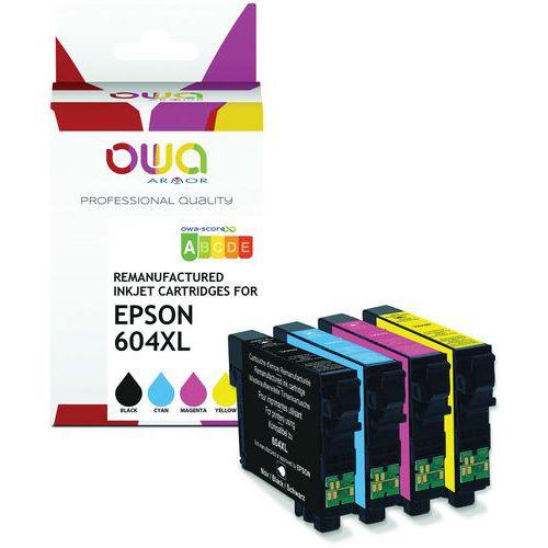 Cartouche d'encre remanufacturée Epson 604XL - 4 couleurs thumbnail image 1