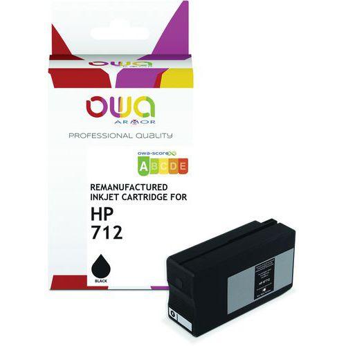 Illustration de : Cartouche d'encre remanufacturée large format HP 712 - OWA