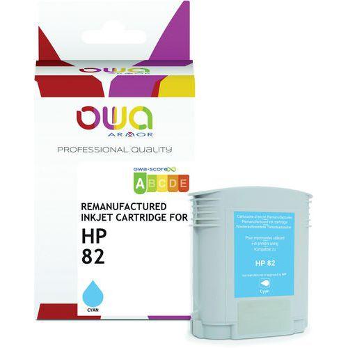 Illustration de : Cartouche d'encre remanufacturée large format HP C491A - OWA