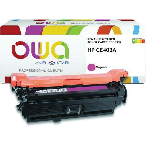 Illustration de : Toner remanufacturé HP CE403A - OWA