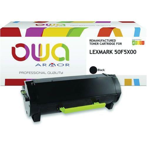 Toner remanufacturé Lexmark 50F5X00 - Noir thumbnail image 1