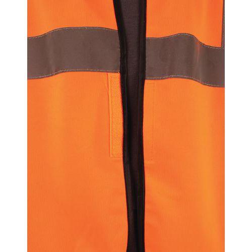 Illustration de : Gilet haute visibilité Orange - Manutan Expert
