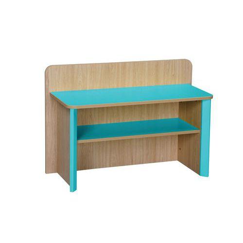 Surmeuble pour buffet Lili 2 étagères montants coloris turquoise thumbnail image 1
