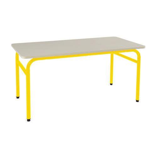 Table Elodie II rectangulaire, 4 pieds tube thumbnail image 1
